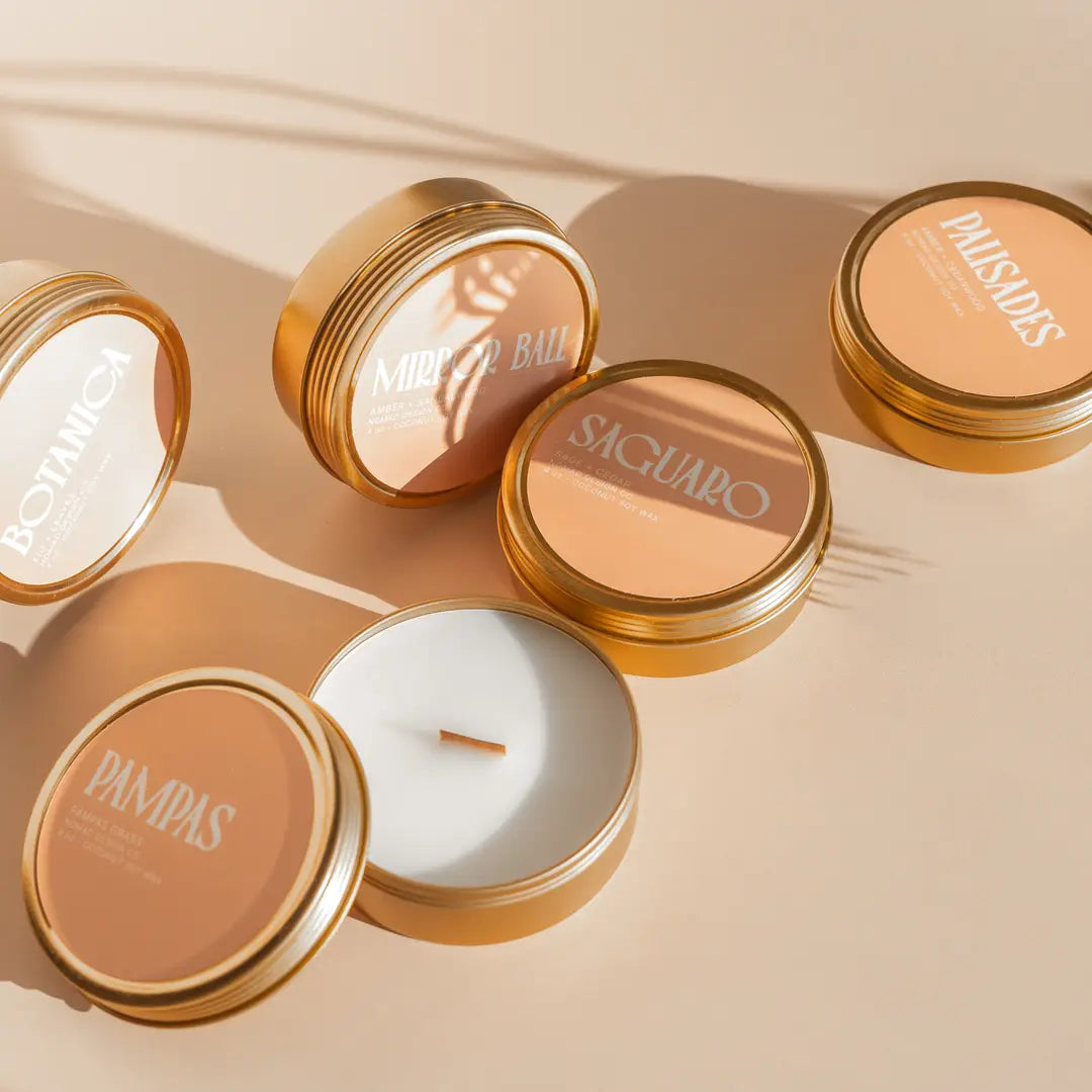 Pampas Travel Tin Candle